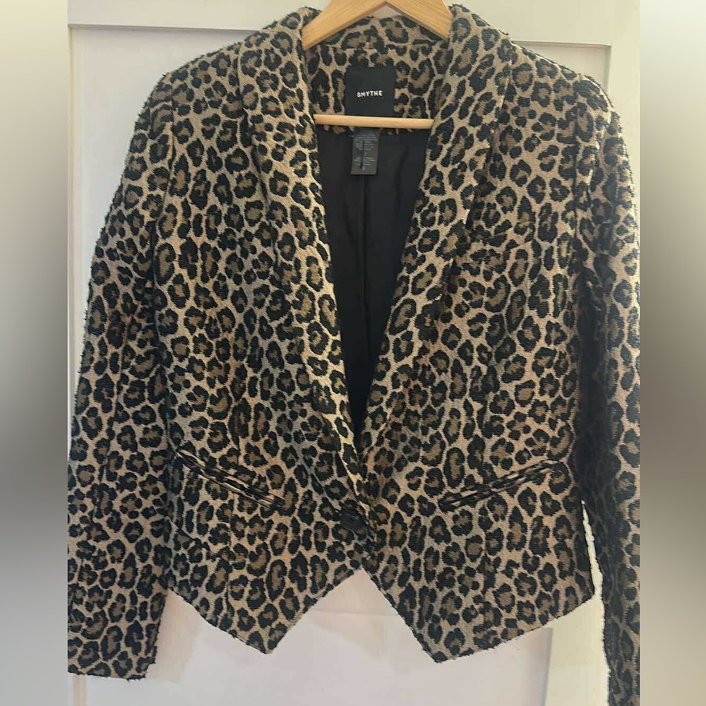Smythe Brown and Black Tailored Blazer